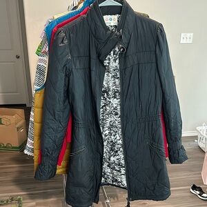Women's Black Quilted Jacket